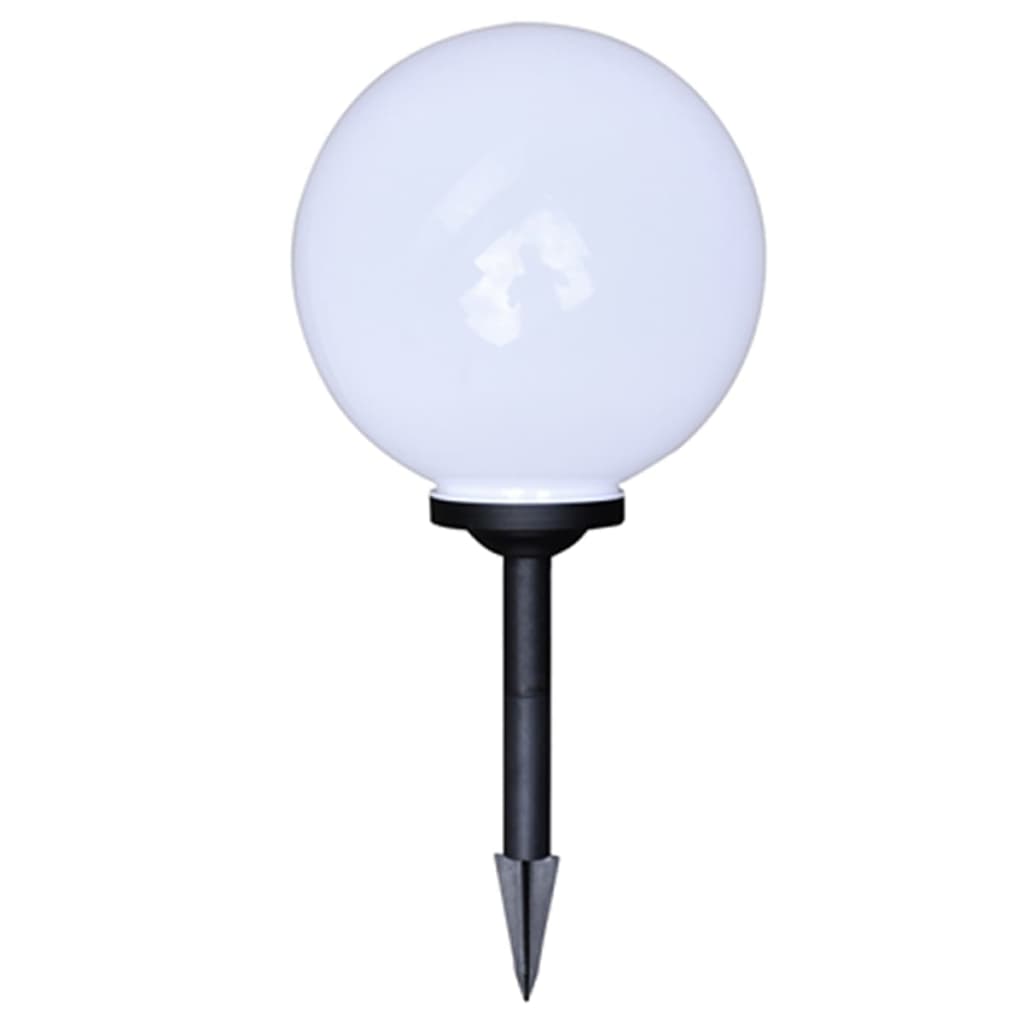 vidaXL Outdoor Pathway Lamps 4 pcs LED 30 cm with Ground Spike - White
