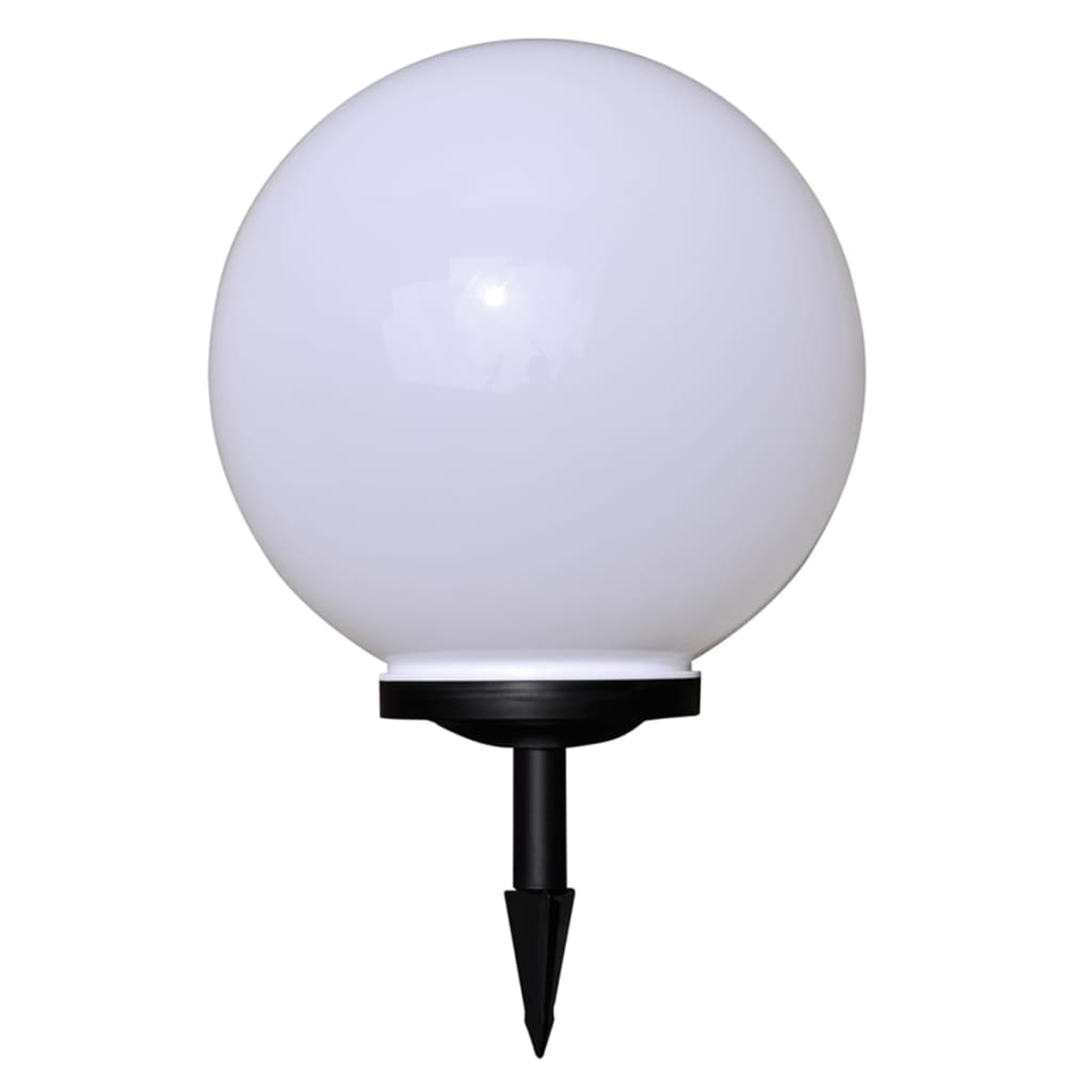 vidaXL Outdoor Pathway Lamps 2 pcs LED 40 cm with Ground Spike - White
