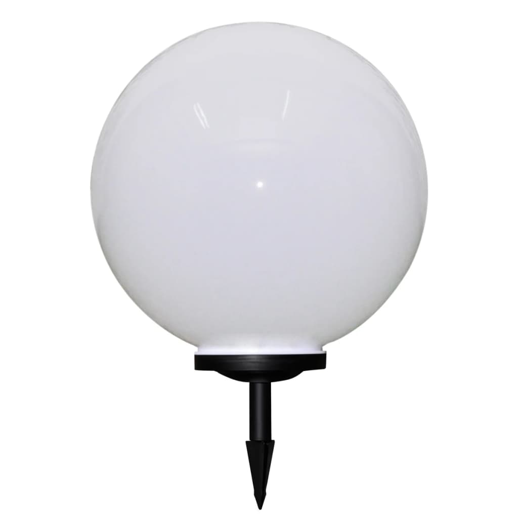 vidaXL Outdoor Pathway Lamps 2 pcs LED 50 cm with Ground Spike - White