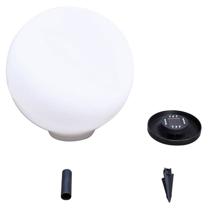 vidaXL Outdoor Pathway Lamps 2 pcs LED 50 cm with Ground Spike - White