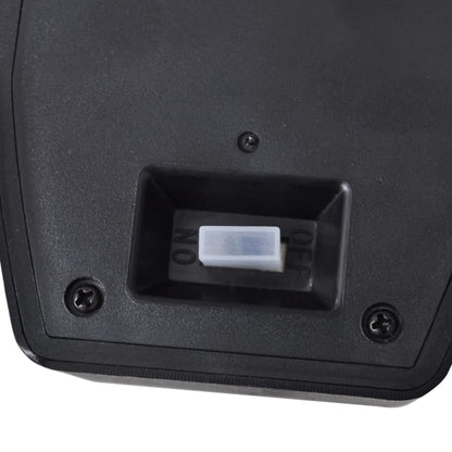 vidaXL Solar Wall Lamps 2 pcs with Motion Sensor Black