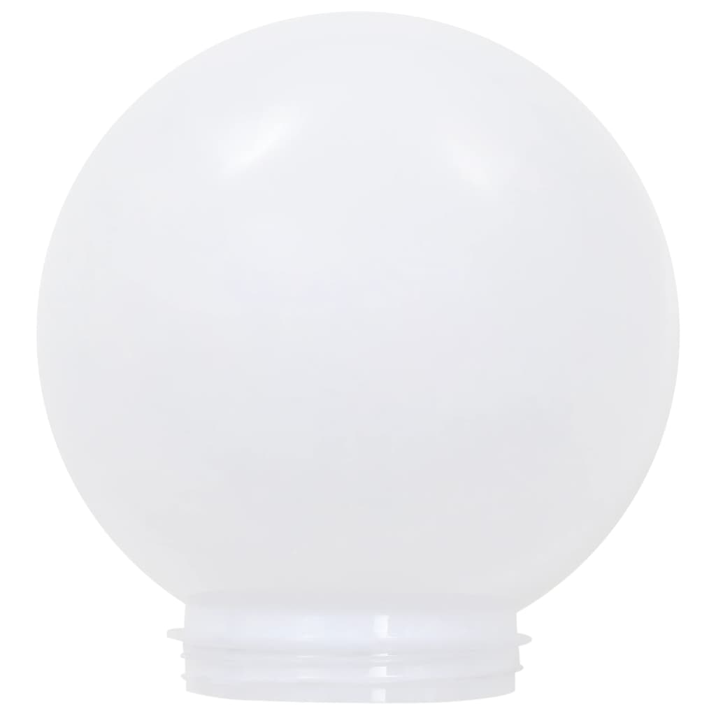 vidaXL Outdoor Solar Lamps 8 pcs LED Spherical 15 cm RGB - White
