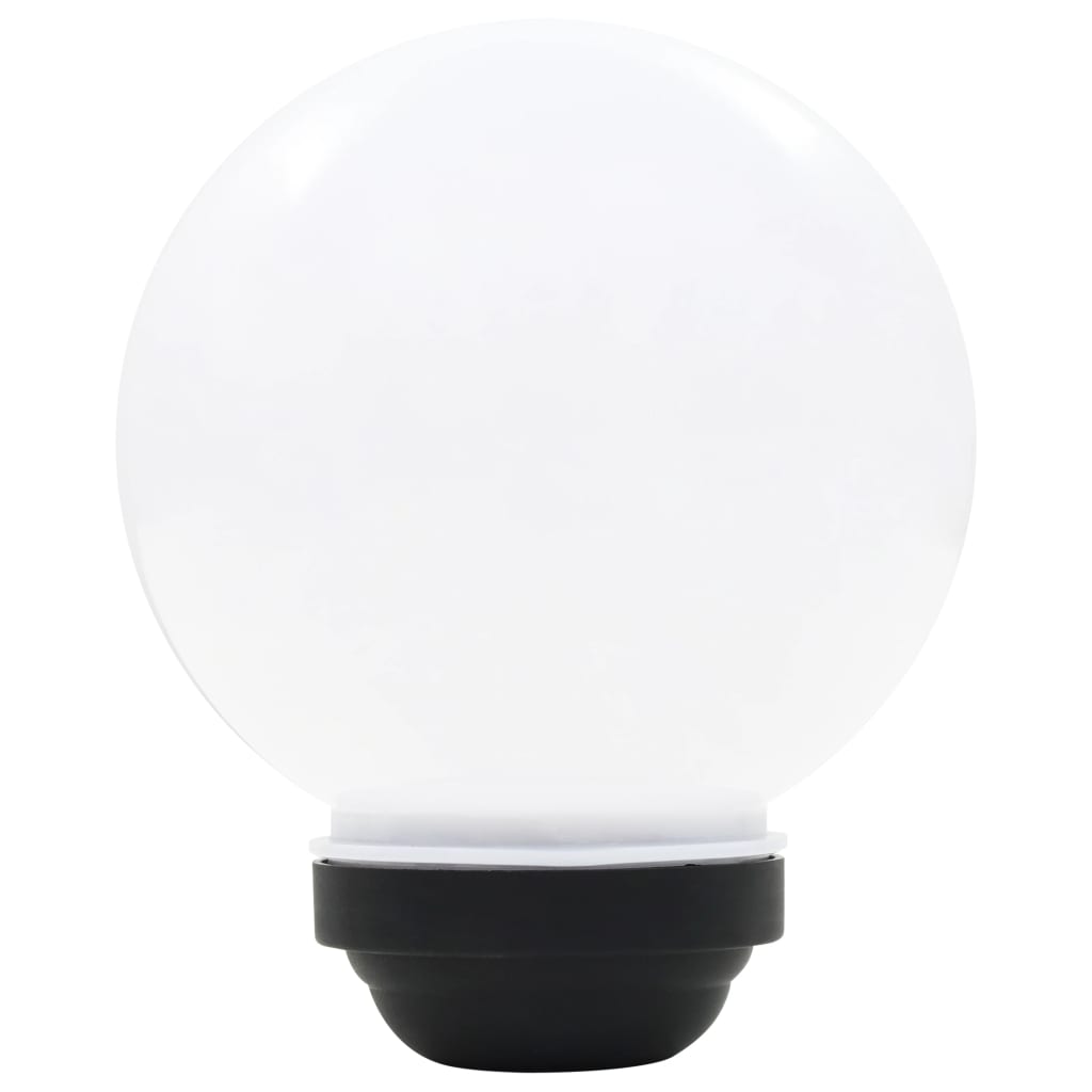 vidaXL Outdoor Solar Lamps 6 pcs LED Spherical 20 cm RGB - White