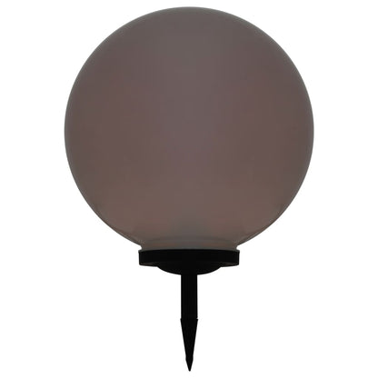vidaXL Outdoor Solar Lamps 2 pcs LED Spherical 50 cm RGB - White