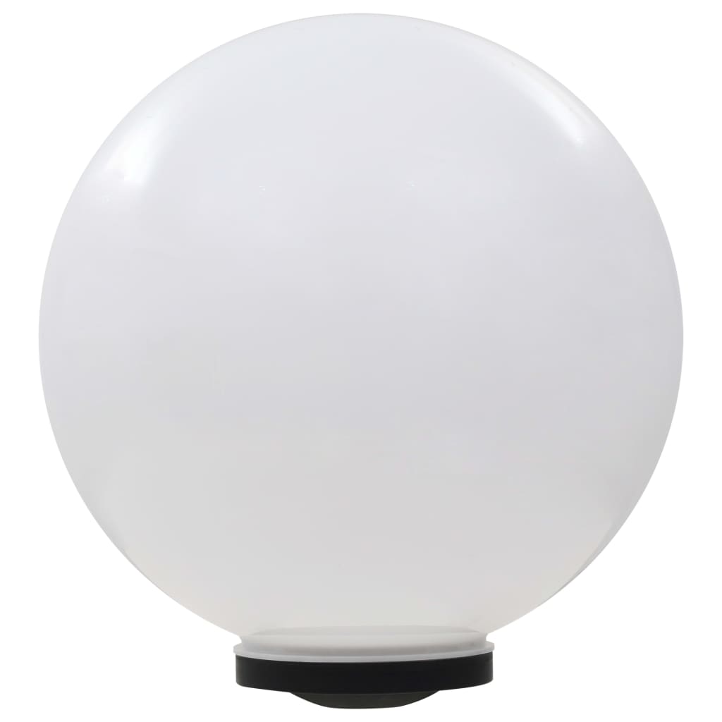 vidaXL Outdoor Solar Lamps 2 pcs LED Spherical 50 cm RGB - White
