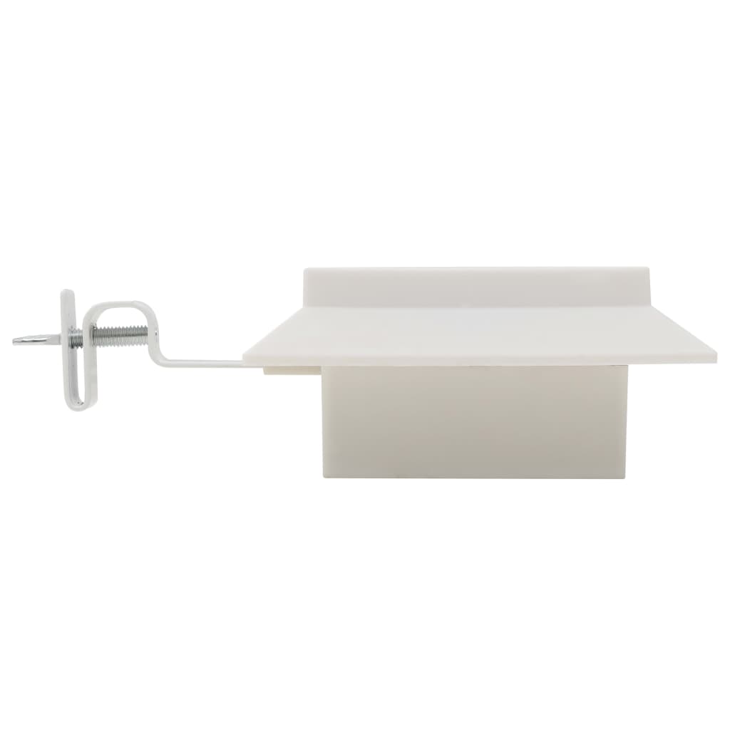vidaXL Outdoor Solar Lamps 12 pcs LED Square 12 cm White
