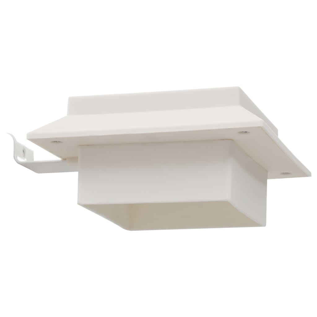 vidaXL Outdoor Solar Lamps 12 pcs LED Square 12 cm White