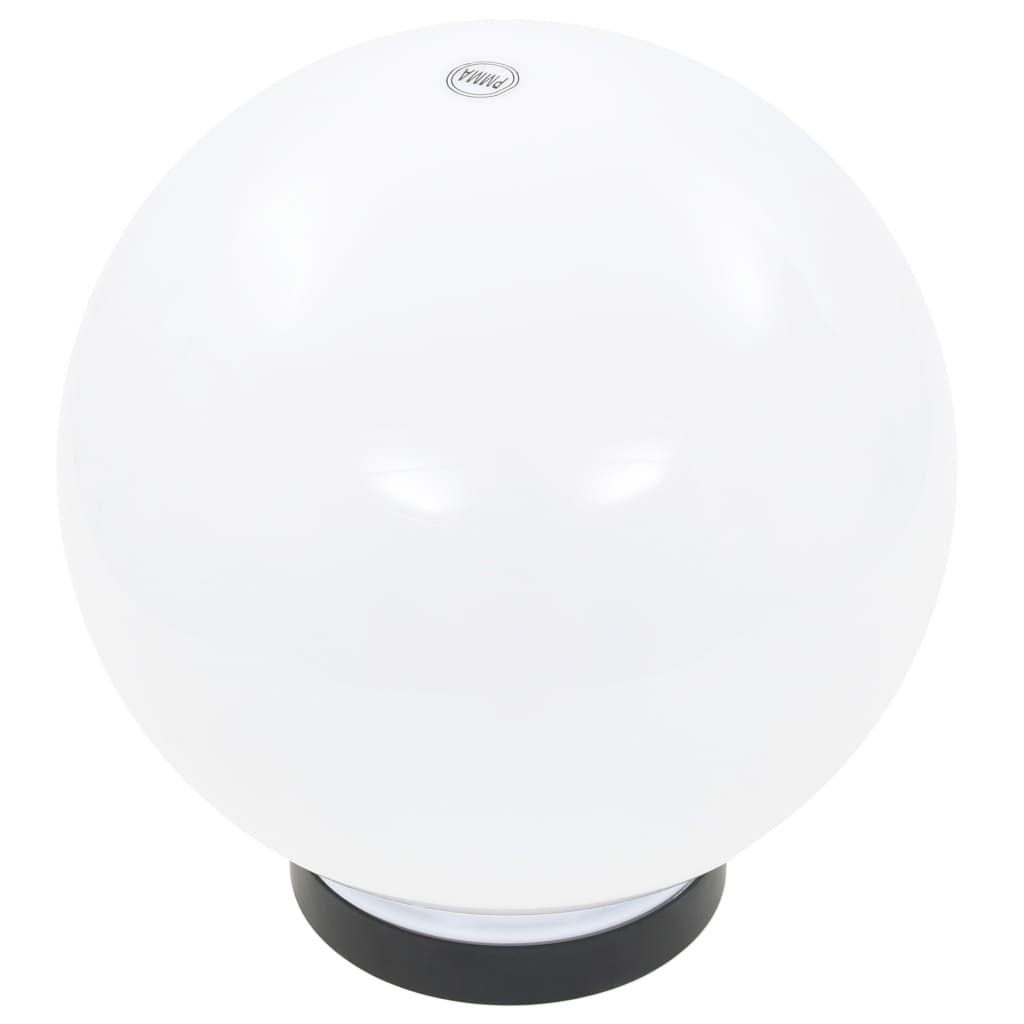 vidaXL LED Bowl Lamps 4 pcs Spherical 20 cm PMMA - White