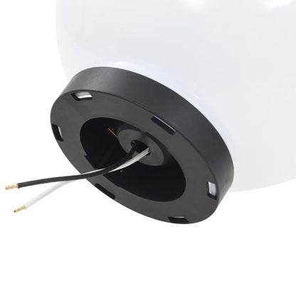 vidaXL LED Bowl Lamps 4 pcs Spherical 20 cm PMMA - White