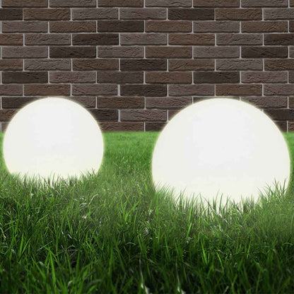 vidaXL LED Bowl Lamps 4 pcs Spherical 25 cm PMMA - White