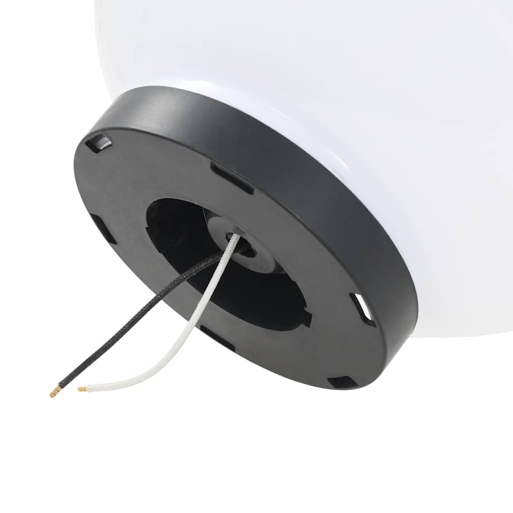 vidaXL LED Bowl Lamps 4 pcs Spherical 25 cm PMMA - White