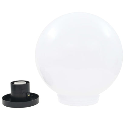 vidaXL LED Bowl Lamps 4 pcs Spherical 30 cm PMMA - White