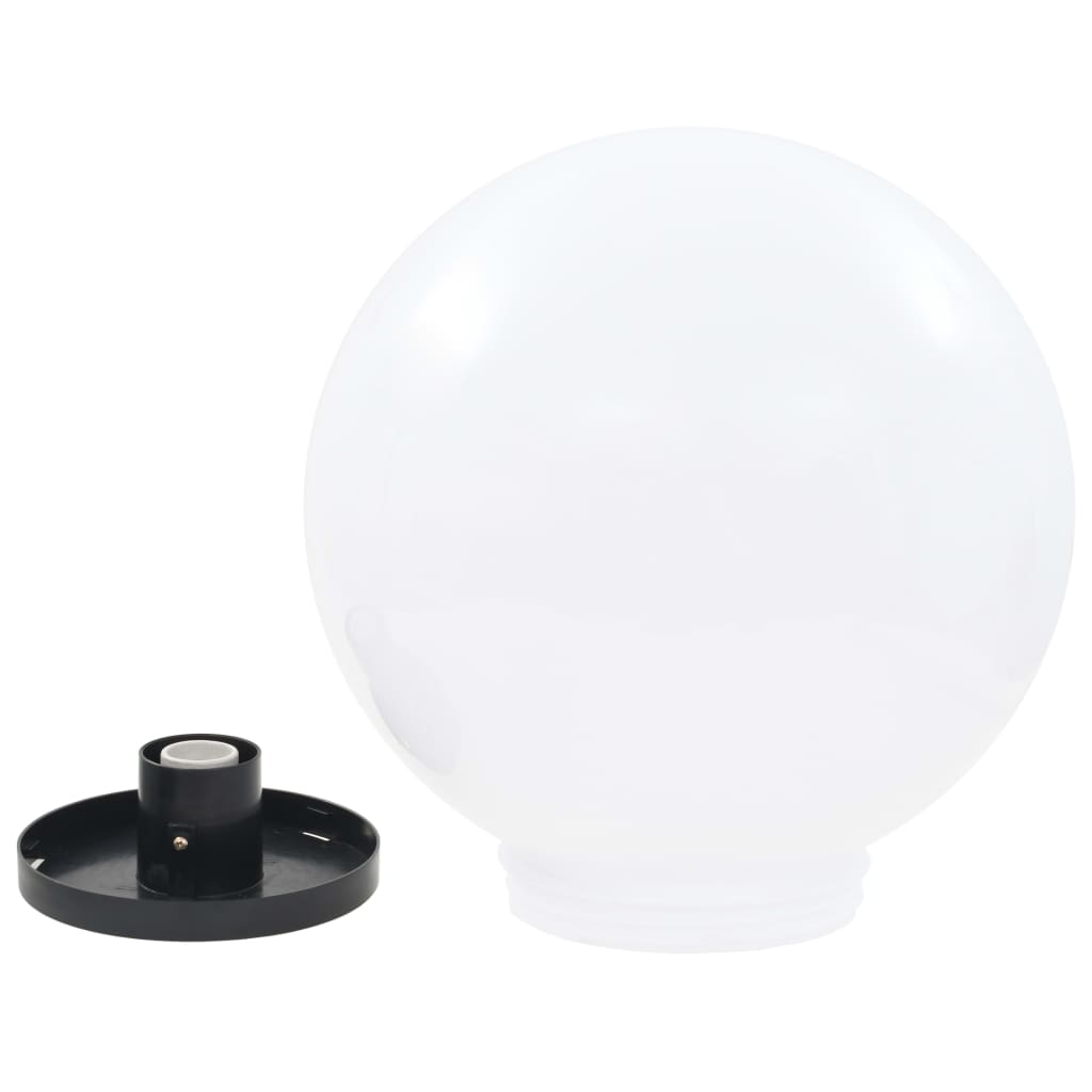 vidaXL LED Bowl Lamps 4 pcs Spherical 40 cm PMMA - White