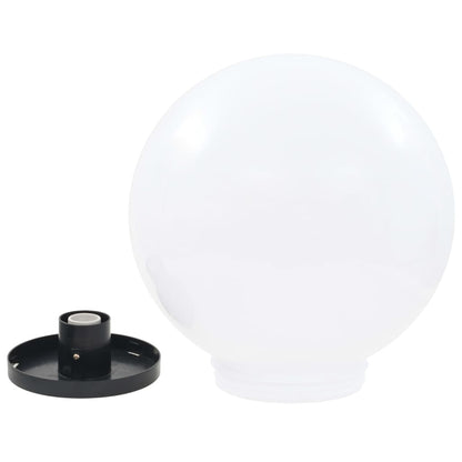 vidaXL LED Bowl Lamps 4 pcs Spherical 40 cm PMMA - White