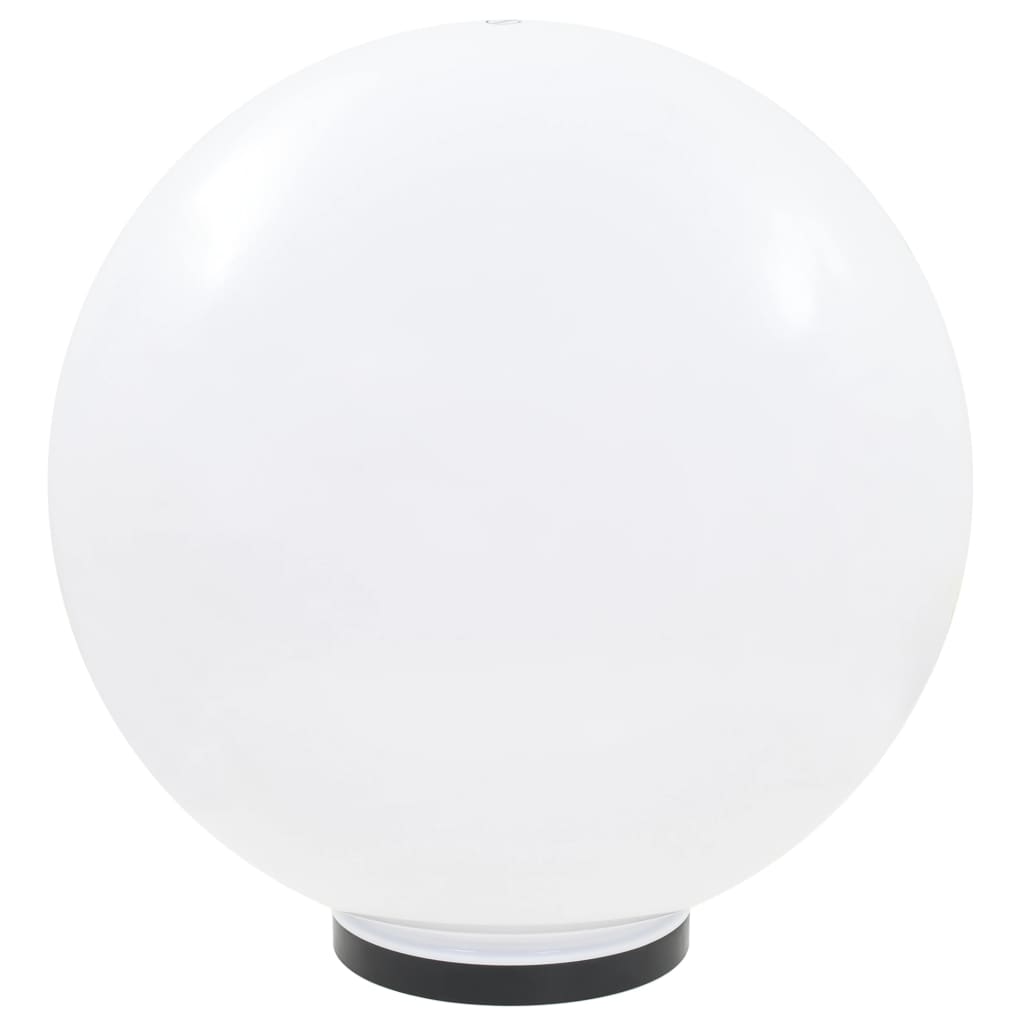 vidaXL LED Bowl Lamps 2 pcs Spherical 50 cm PMMA - White
