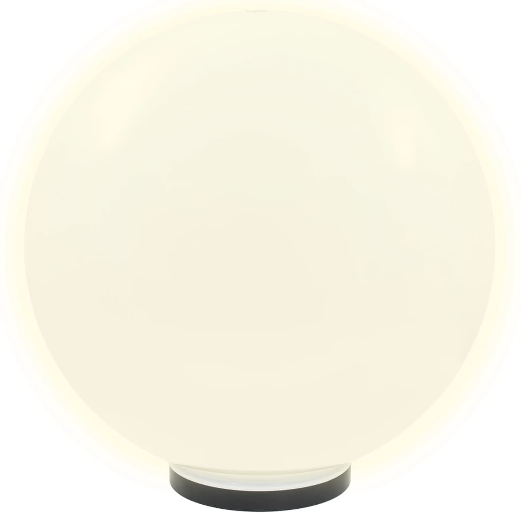 vidaXL LED Bowl Lamps 2 pcs Spherical 50 cm PMMA - White