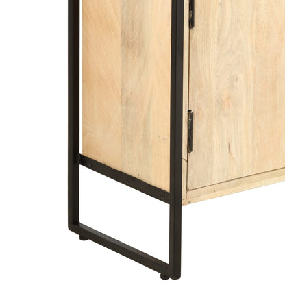 vidaXL 4-Tier Bookcase 124x30x180 cm Solid Mango Wood - Brown