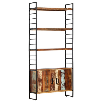 vidaXL 4-Tier Bookcase 80x30x180 cm Solid Reclaimed Wood - Brown