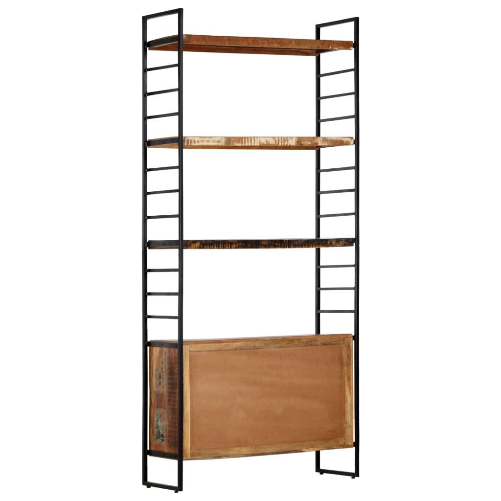 vidaXL 4-Tier Bookcase 80x30x180 cm Solid Reclaimed Wood - Brown