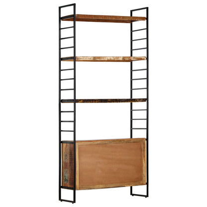 vidaXL 4-Tier Bookcase 80x30x180 cm Solid Reclaimed Wood - Brown