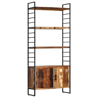 vidaXL 4-Tier Bookcase 80x30x180 cm Solid Reclaimed Wood - Brown