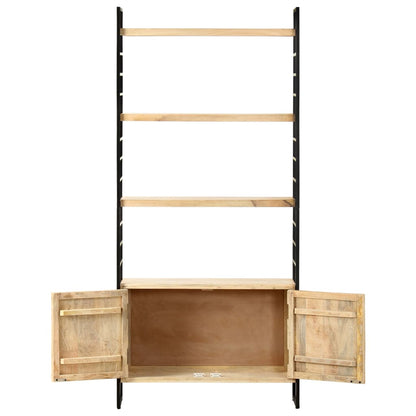 vidaXL 4-Tier Bookcase 80x30x180 cm Solid Mango Wood - Brown