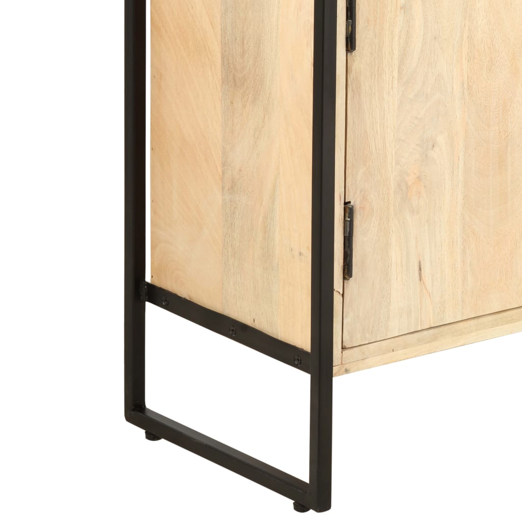 vidaXL 4-Tier Bookcase 80x30x180 cm Solid Mango Wood - Brown
