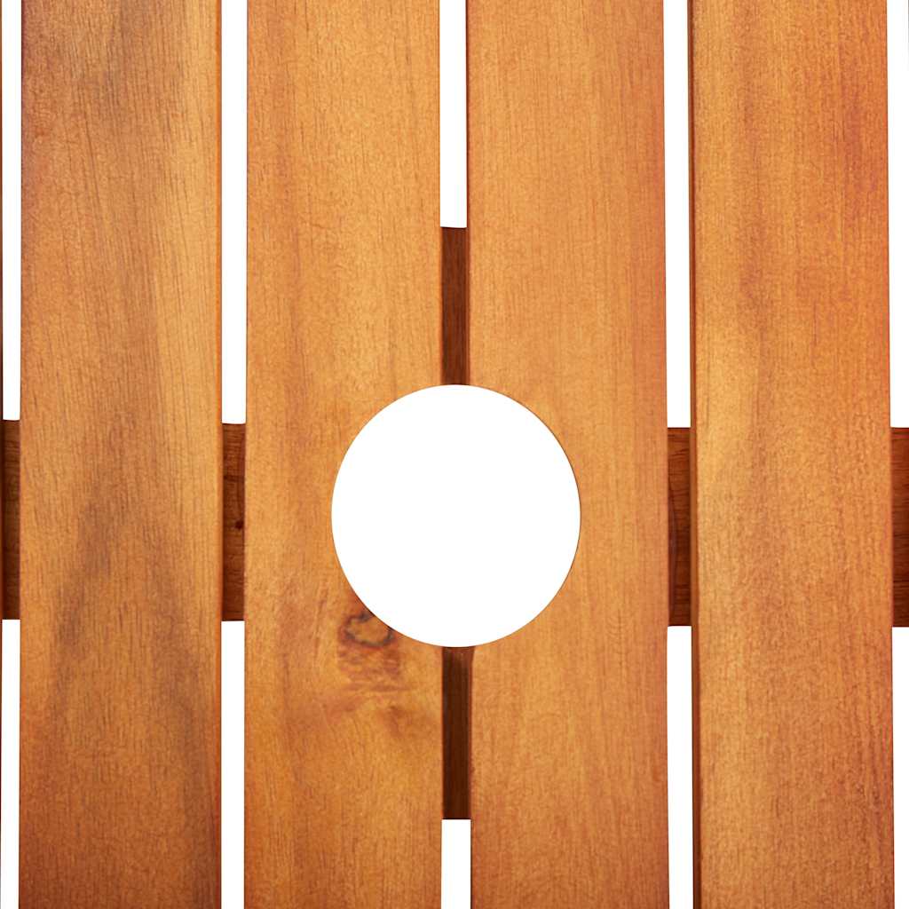 vidaXL Garden Table 215x90x74 cm Solid Acacia Wood - Brown