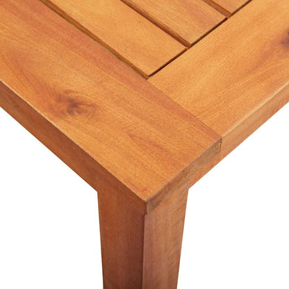 vidaXL Garden Table 215x90x74 cm Solid Acacia Wood - Brown