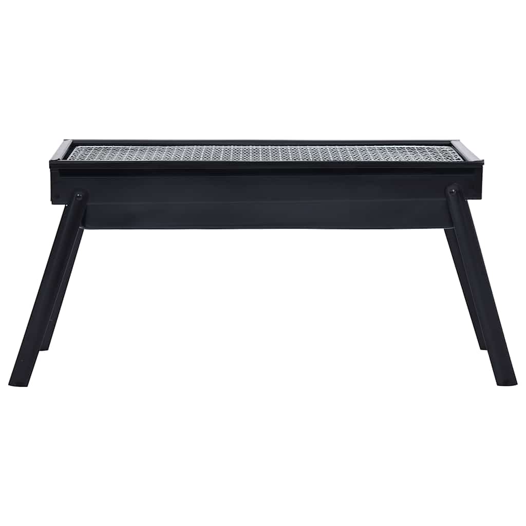 vidaXL Portable Camping BBQ Grill 60x22.5x33 cm - Black