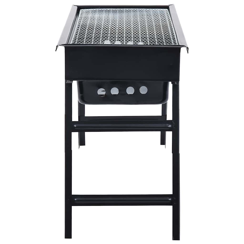 vidaXL Portable Camping BBQ Grill 60x22.5x33 cm - Black