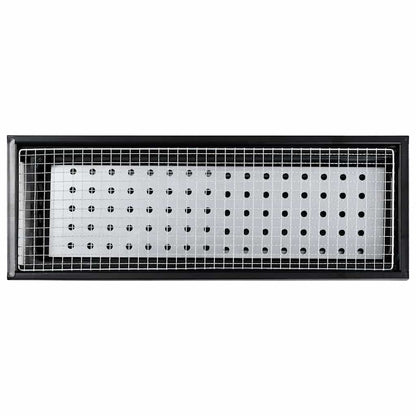vidaXL Portable Camping BBQ Grill 60x22.5x33 cm - Black