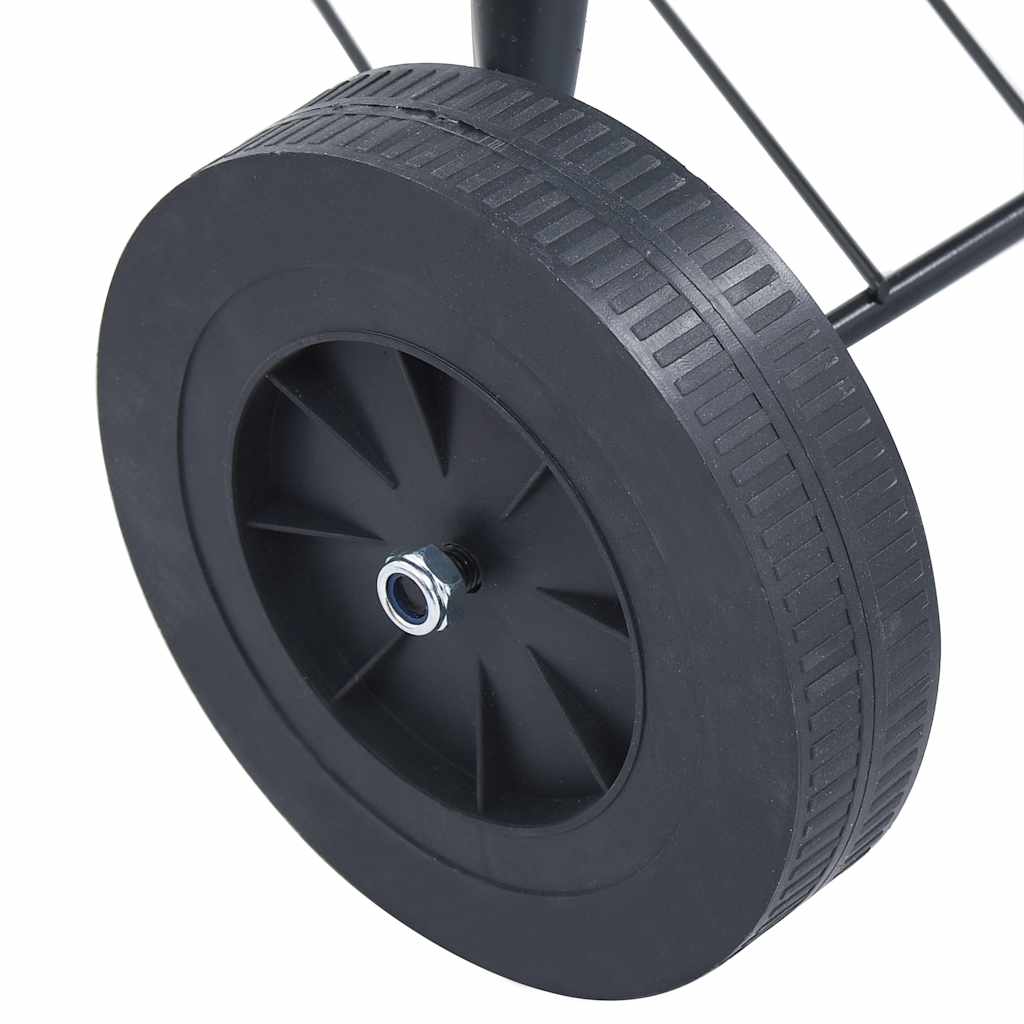 vidaXL Portable XXL Charcoal Kettle BBQ Grill with Wheels 44 cm - Multicolour