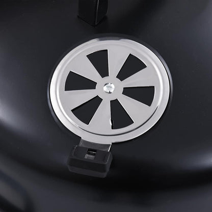vidaXL 3-in-1 Charcoal Smoker BBQ Grill 40x80 cm - Black
