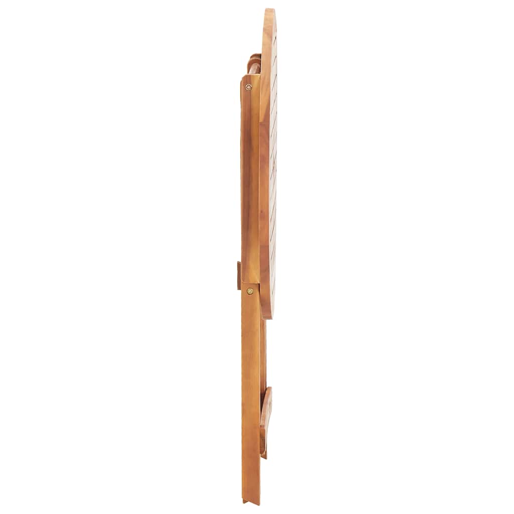 vidaXL Folding Garden Table 60x75 cm Solid Acacia Wood - Brown