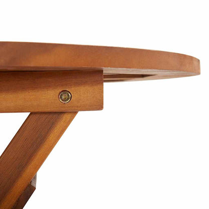 vidaXL Folding Garden Table 60x75 cm Solid Acacia Wood - Brown