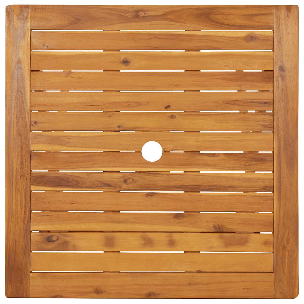 vidaXL Folding Garden Table 70x70x75 cm Solid Acacia Wood - Brown