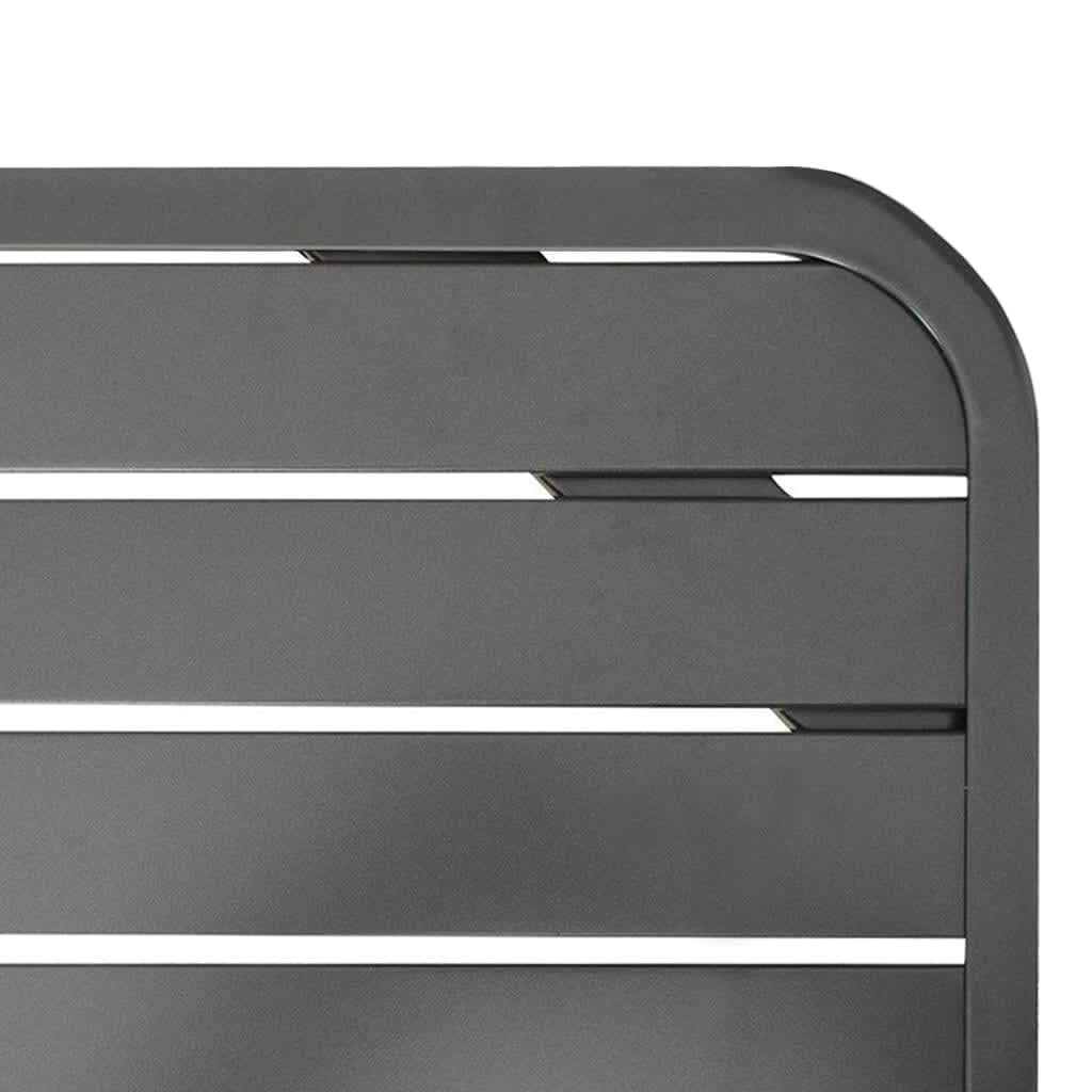 vidaXL Garden Table Dark Grey 180x83x72 cm Steel