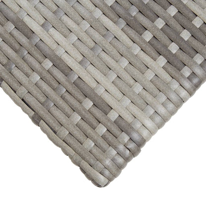 vidaXL Tea Table Grey 50x50x47 cm Poly Rattan