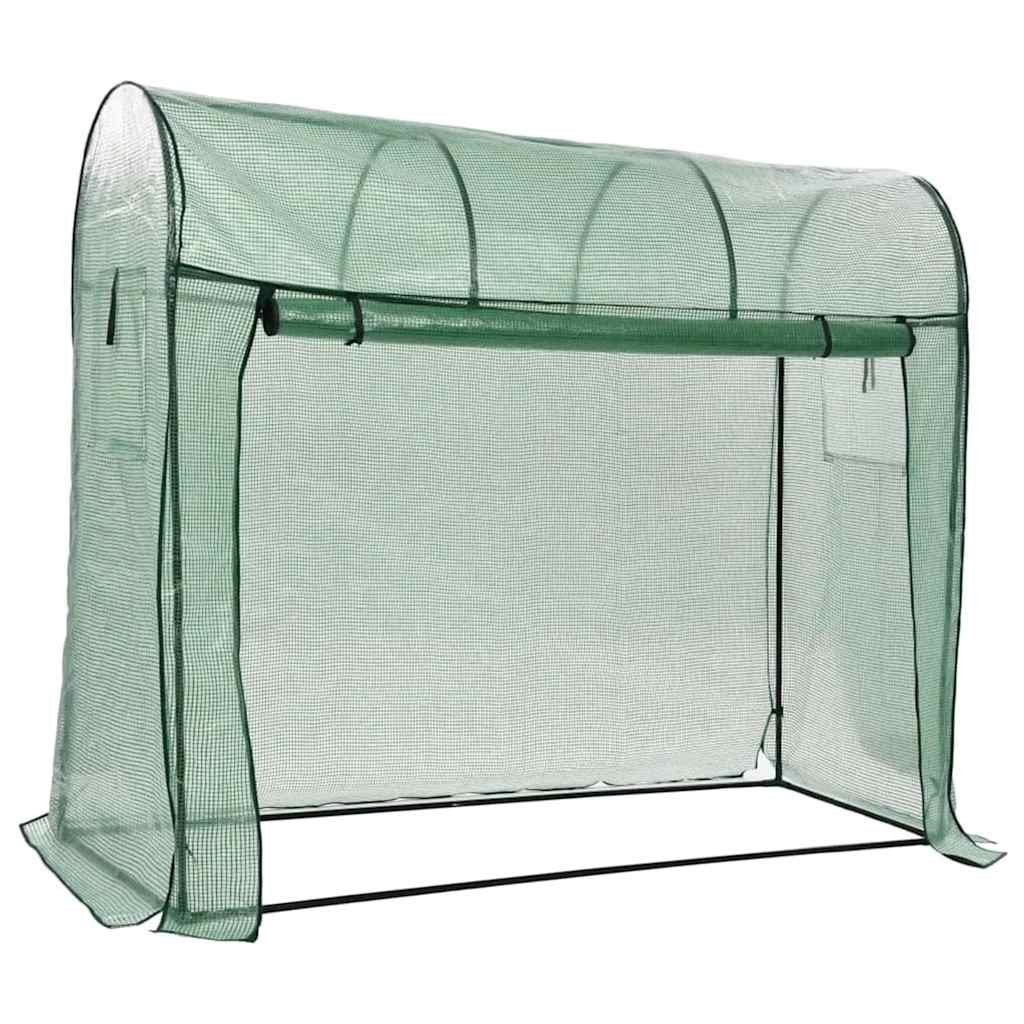 vidaXL Greenhouse with Zippered Door 200x80x170 cm - Green