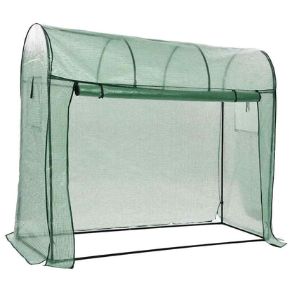 vidaXL Greenhouse with Zippered Door 200x80x170 cm - Green