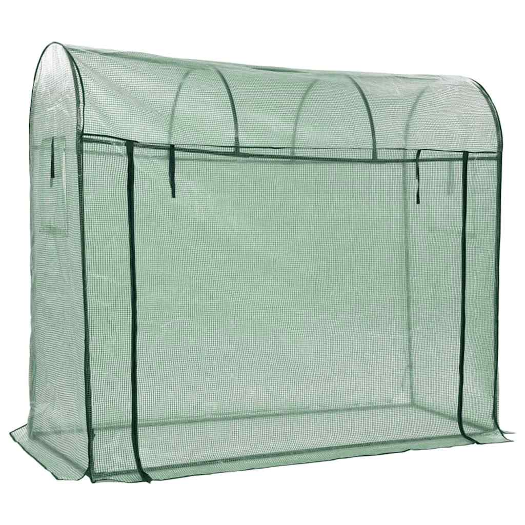 vidaXL Greenhouse with Zippered Door 200x80x170 cm - Green