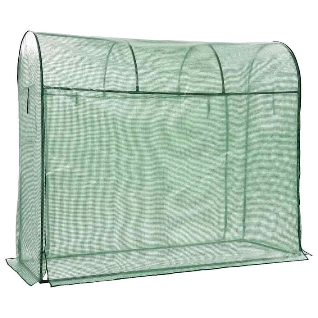 vidaXL Greenhouse with Zippered Door 200x80x170 cm - Green