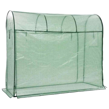 vidaXL Greenhouse with Zippered Door 200x80x170 cm - Green
