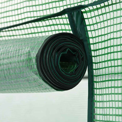 vidaXL Greenhouse | Green | Powder-coated steel | 200 x 80 x 173 cm