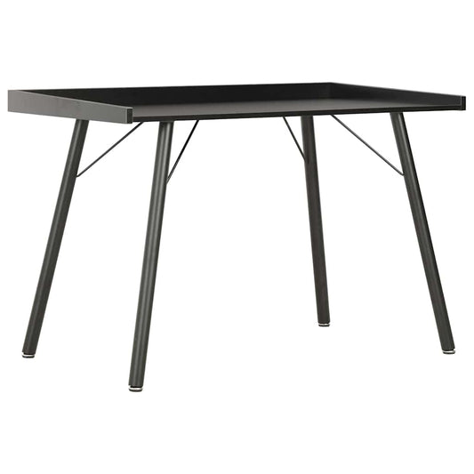 20270 vidaXL Desk Black 90x50x79 cm