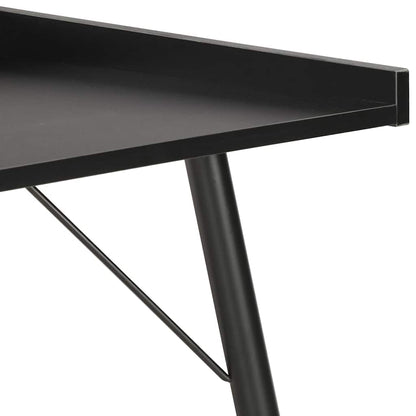 20270 vidaXL Desk Black 90x50x79 cm