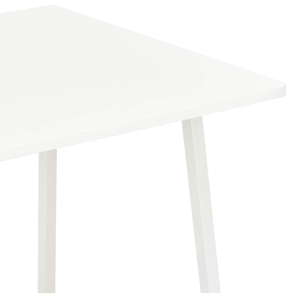 20282 vidaXL Desk with Shelving Unit White 102x50x117 cm