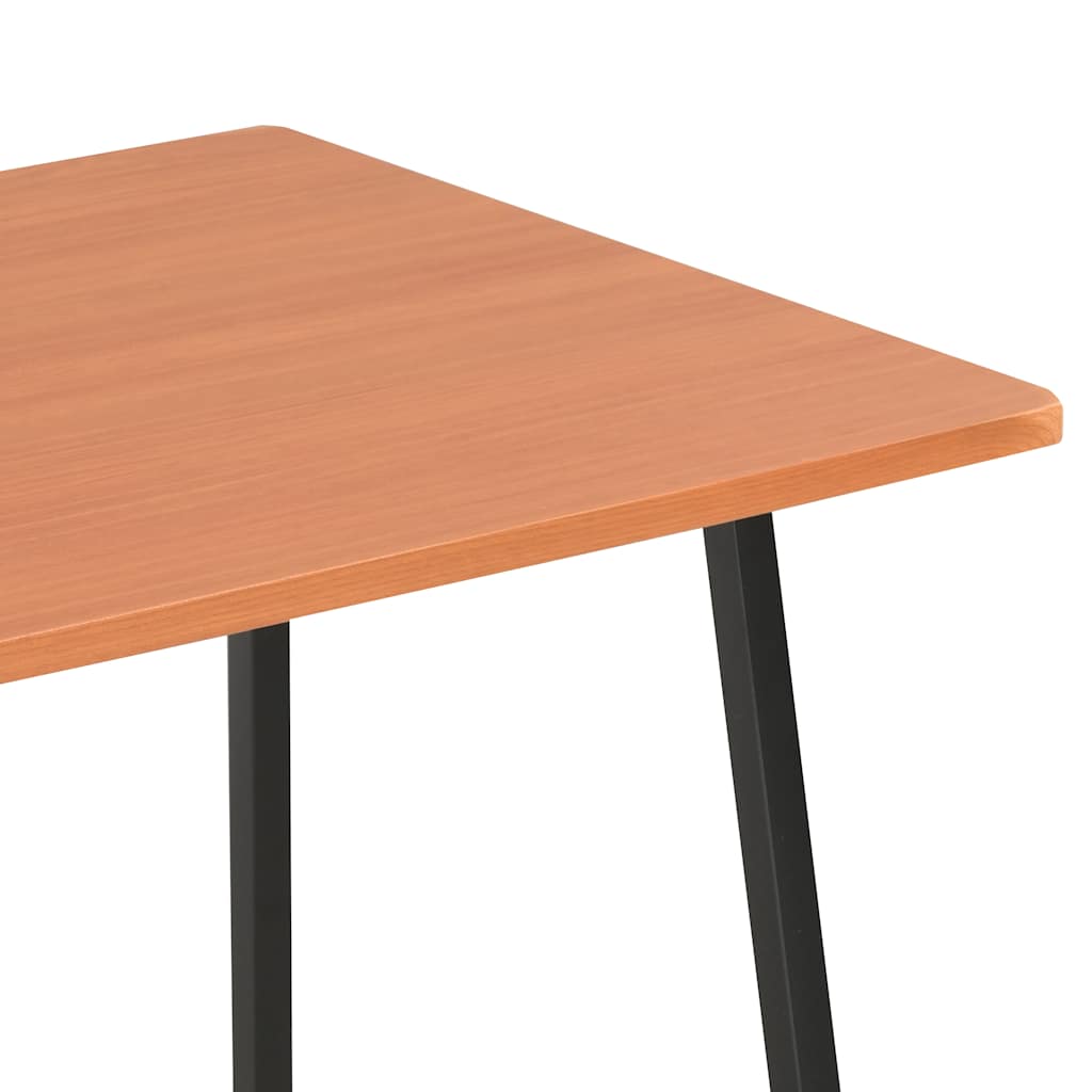 20285 vidaXL Desk with Shelving Unit Black and Brown 102x50x117 cm