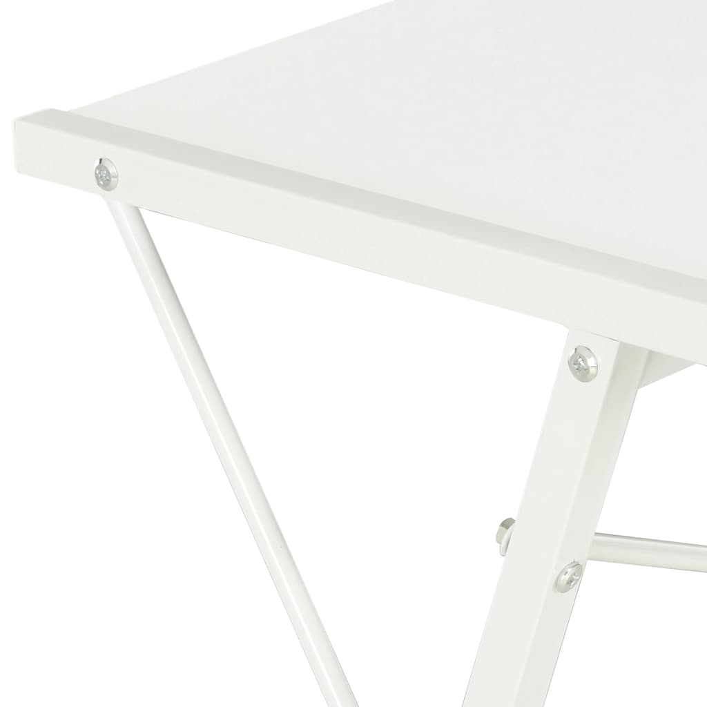 20287 vidaXL Desk with Shelf White 116x50x93 cm